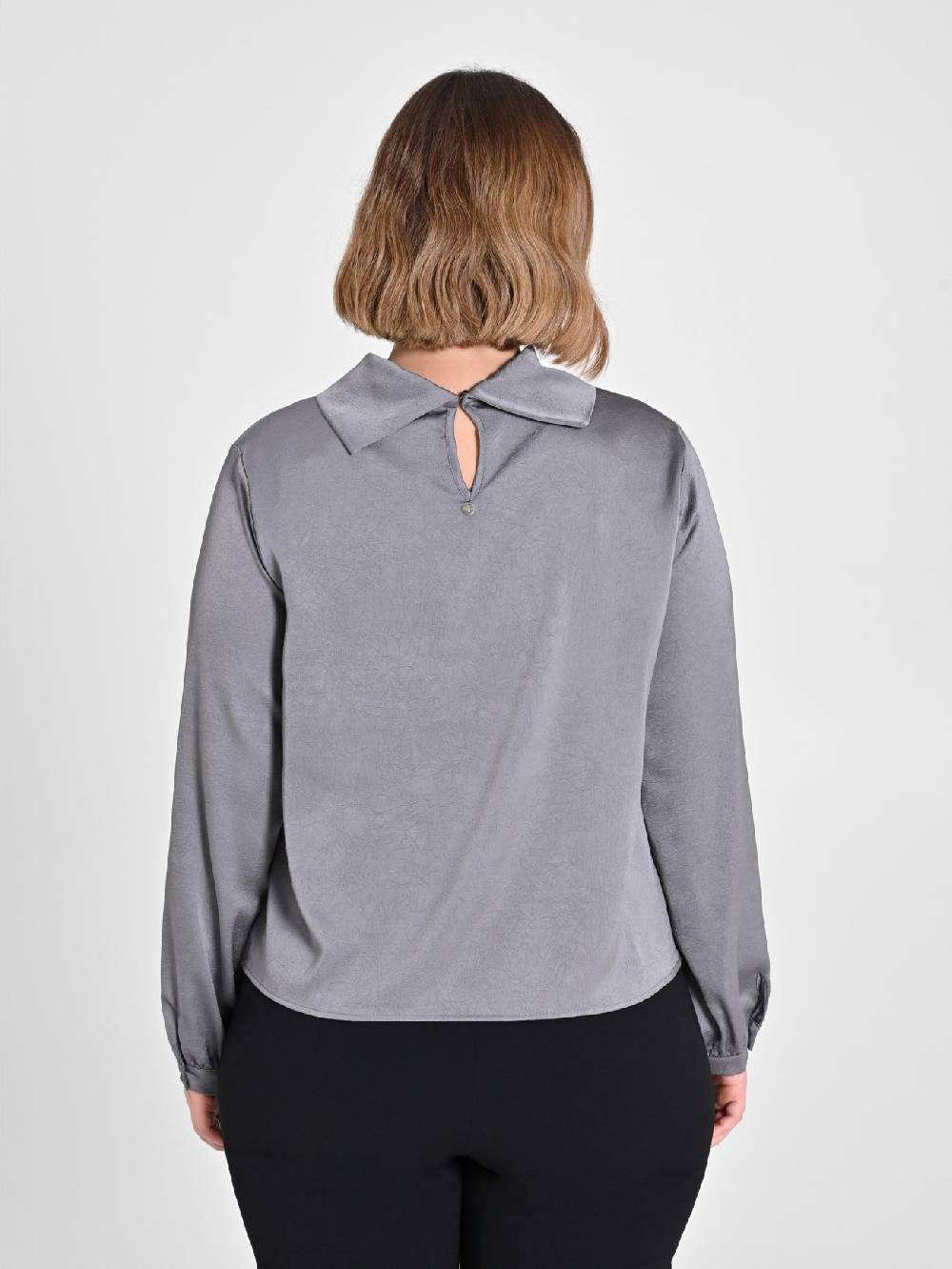 Rinascimento Blusa Grigia Curvy Negozio