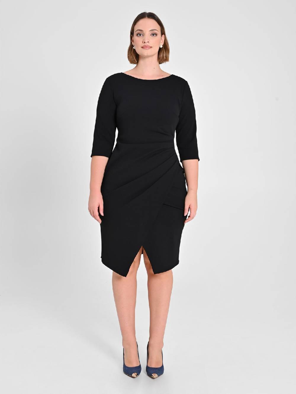 Rinascimento Tubino Curvy Nero Offerta esclusiva