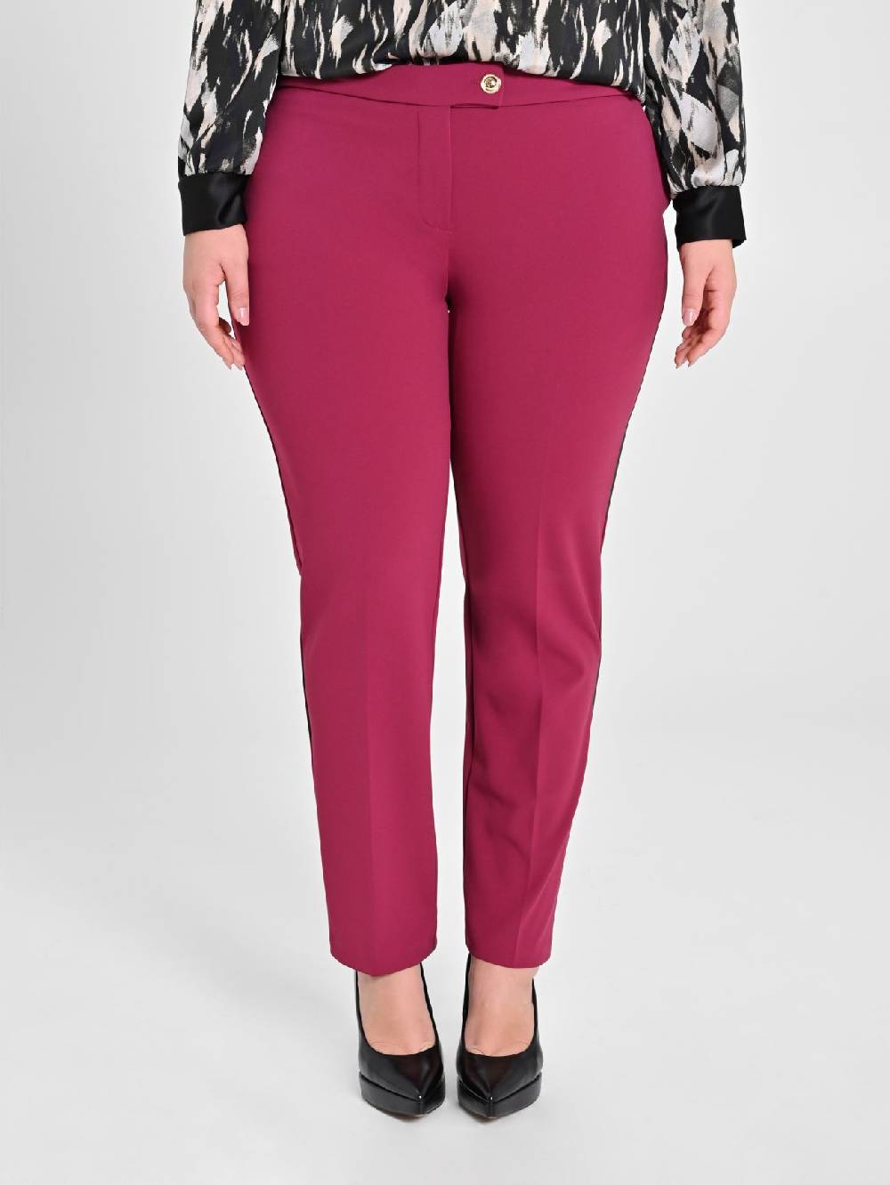 Rinascimento Pantaloni Curvy Skinny Bordeaux Black Friday