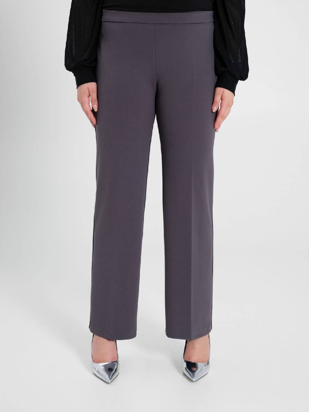 Rinascimento Pantaloni Curvy Grigio Scuro Offerta natalizia
