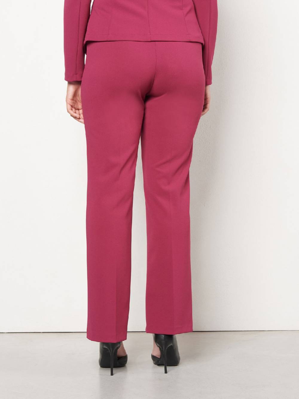 Rinascimento Pantaloni Curvy Bordeaux Offerta San Valentino