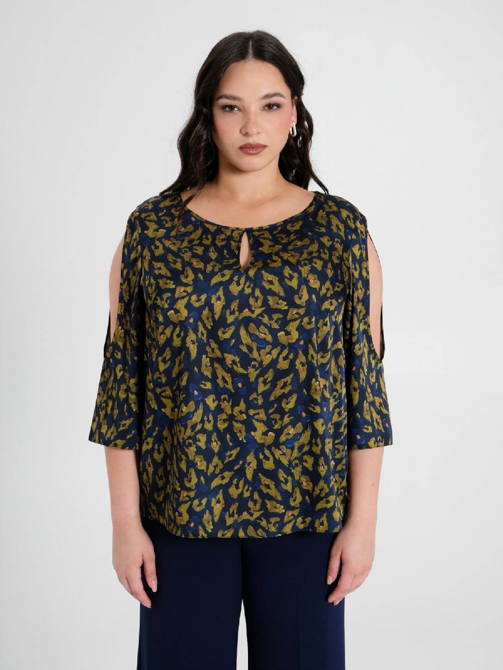 Rinascimento Blusa Curvy Animalier Offerta migliore