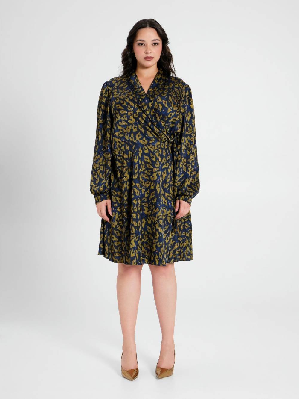 Rinascimento Abito Curvy Animalier Liquidazione