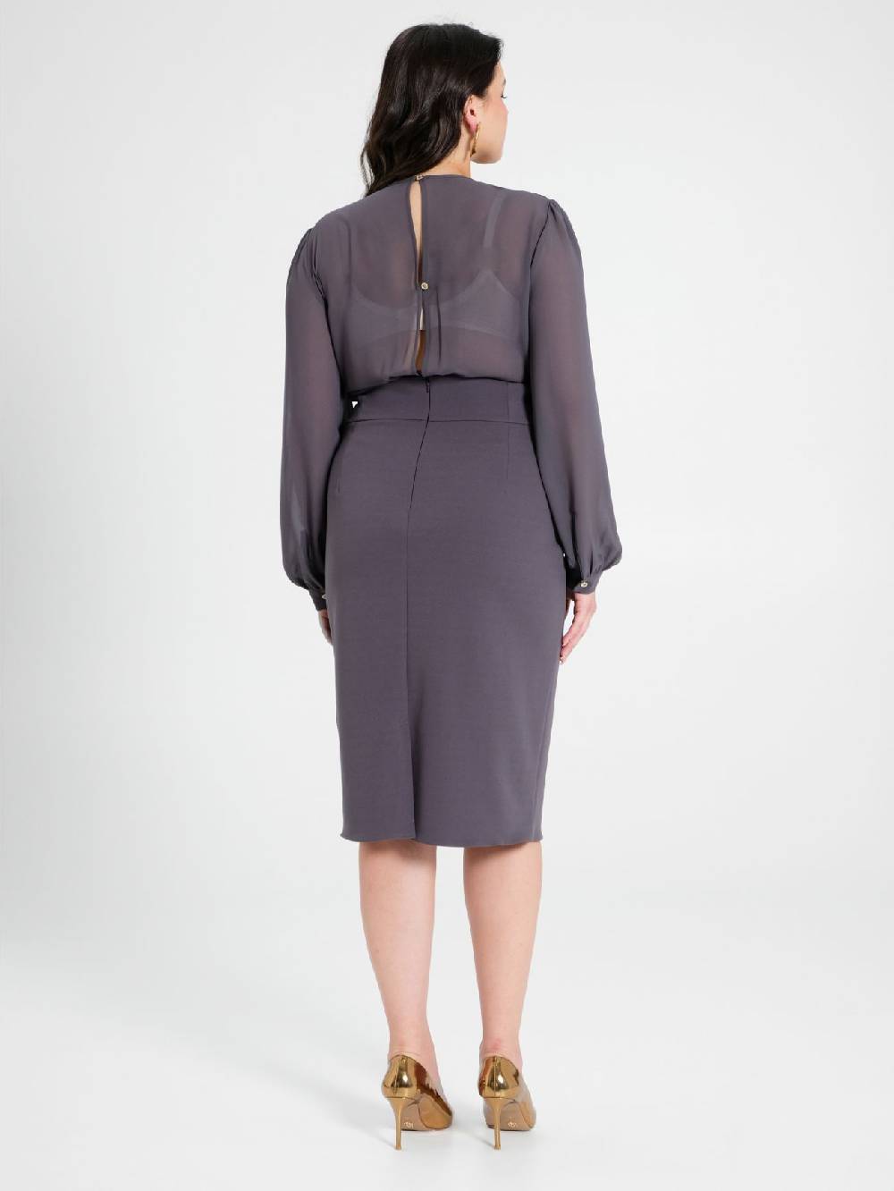 Rinascimento Tubino Curvy Chain Grigio Comprane uno, ottenene uno gratis