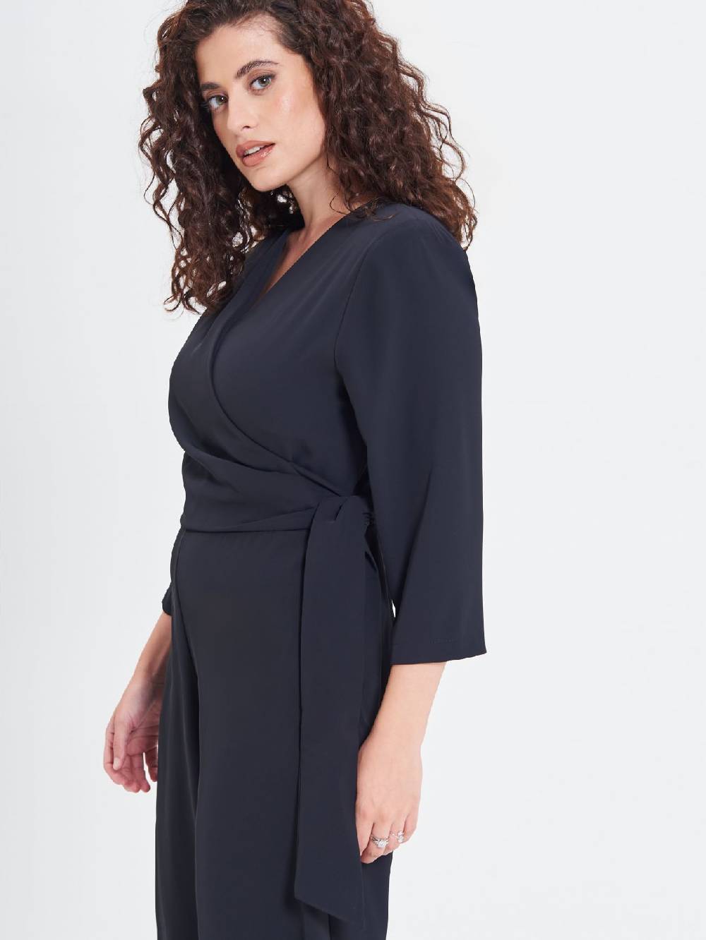 Rinascimento Tuta Curvy Fiocco Nera Enormi risparmi