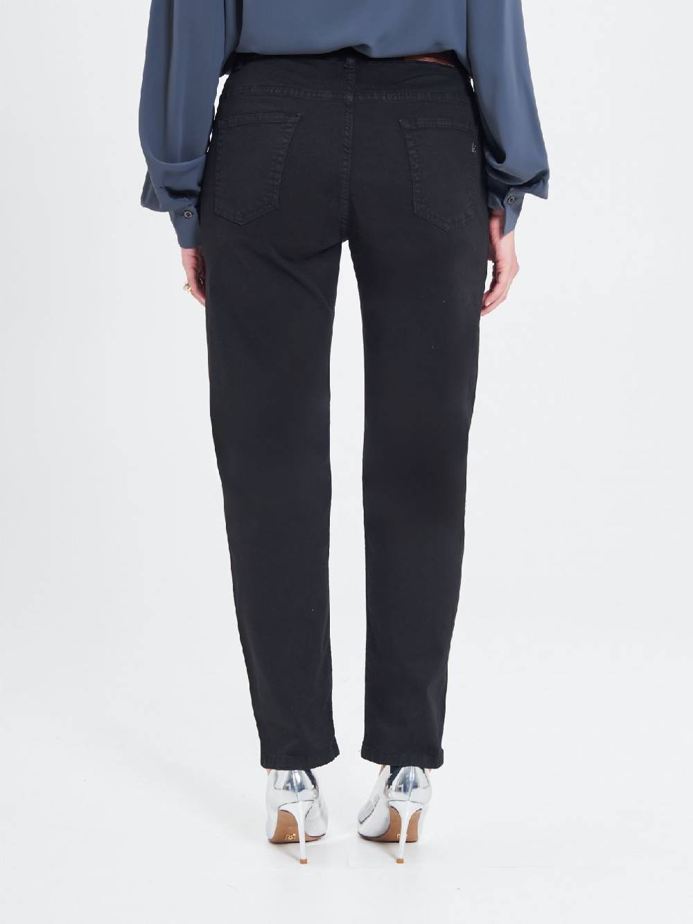 Rinascimento Jeans Curvy Neri Prezzo basso