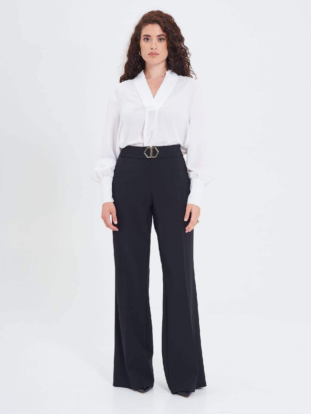 Rinascimento Blusa Curvy Bianca Ritorno libero