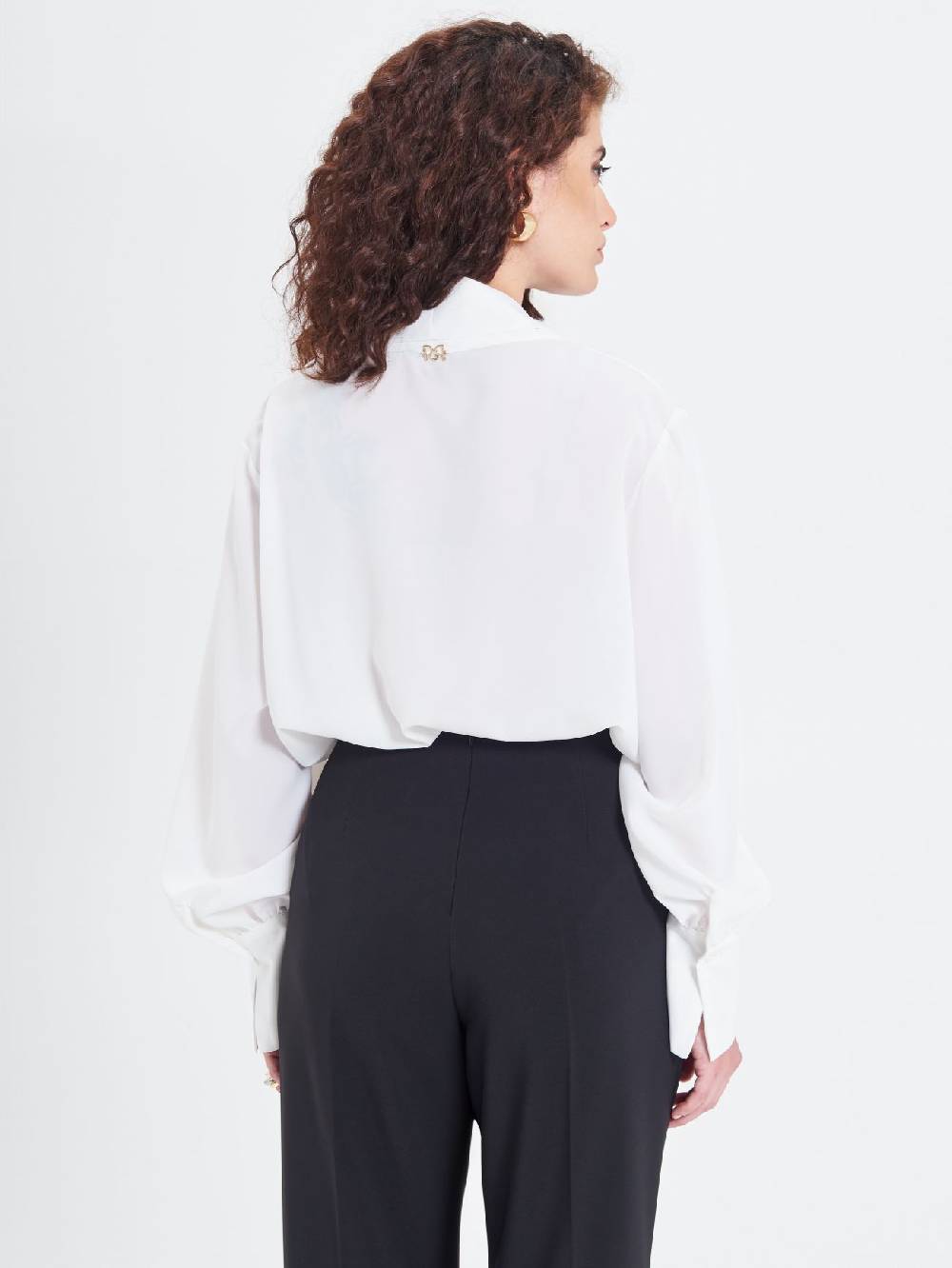 Rinascimento Blusa Curvy Bianca Ritorno libero