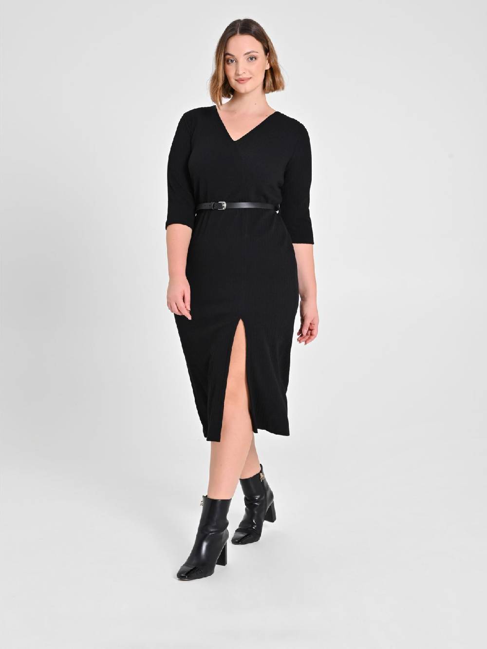 Rinascimento Tubino Curvy in Tessuto Soft Fino al 50% di sconto