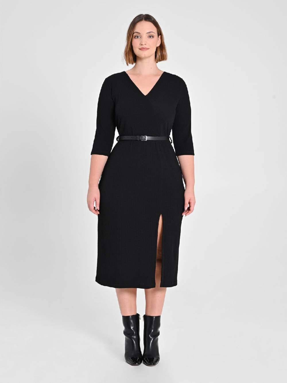 Rinascimento Tubino Curvy in Tessuto Soft Fino al 50% di sconto