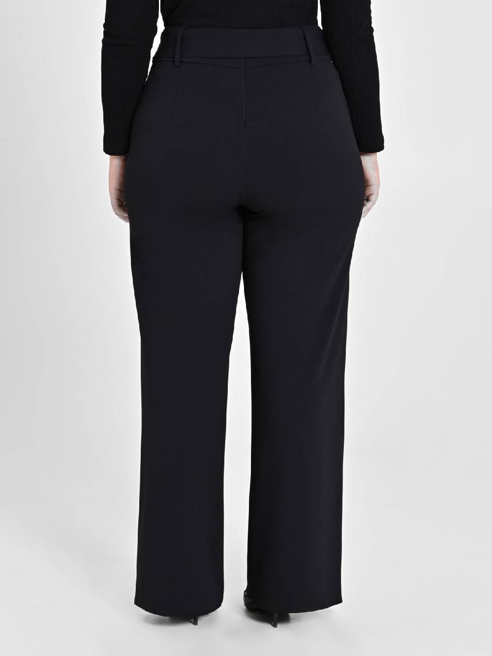 Rinascimento Pantaloni Curvy Neri Fino al 65% di sconto