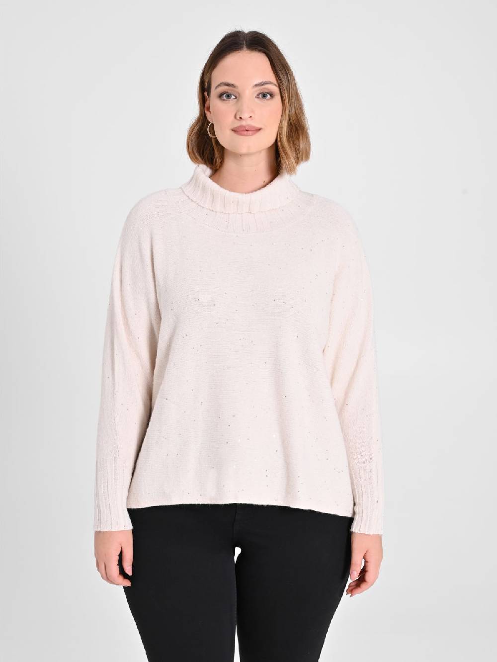 Rinascimento Maglia Curvy Beige Sostegno trimestrale