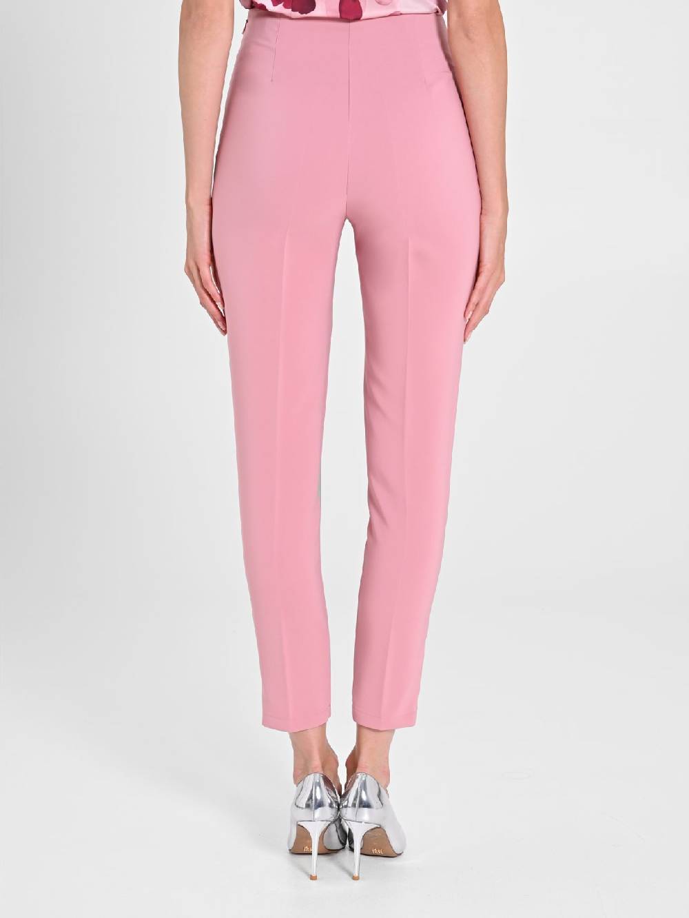 Rinascimento Pantaloni con Pattine Rosa Antico Sconti questo mese
