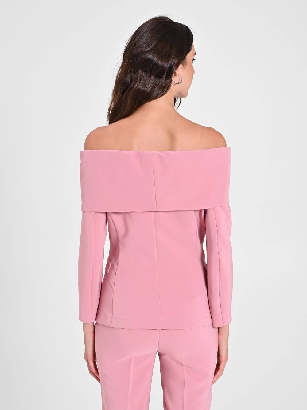 Rinascimento Giacca con Fiocco Rosa Antico Nuovo