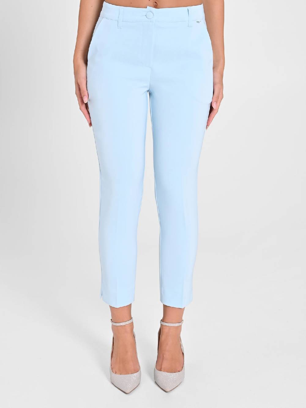 Rinascimento Pantaloni Skinny Azzurri Promozione