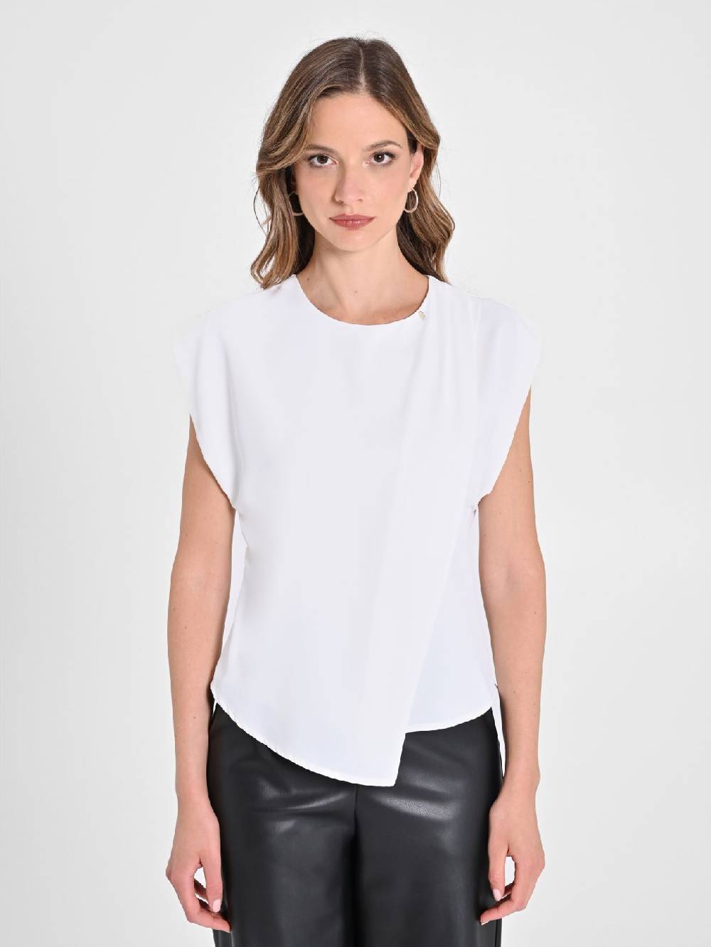 Rinascimento Blusa scatoletta Bianca Promozione Limitata