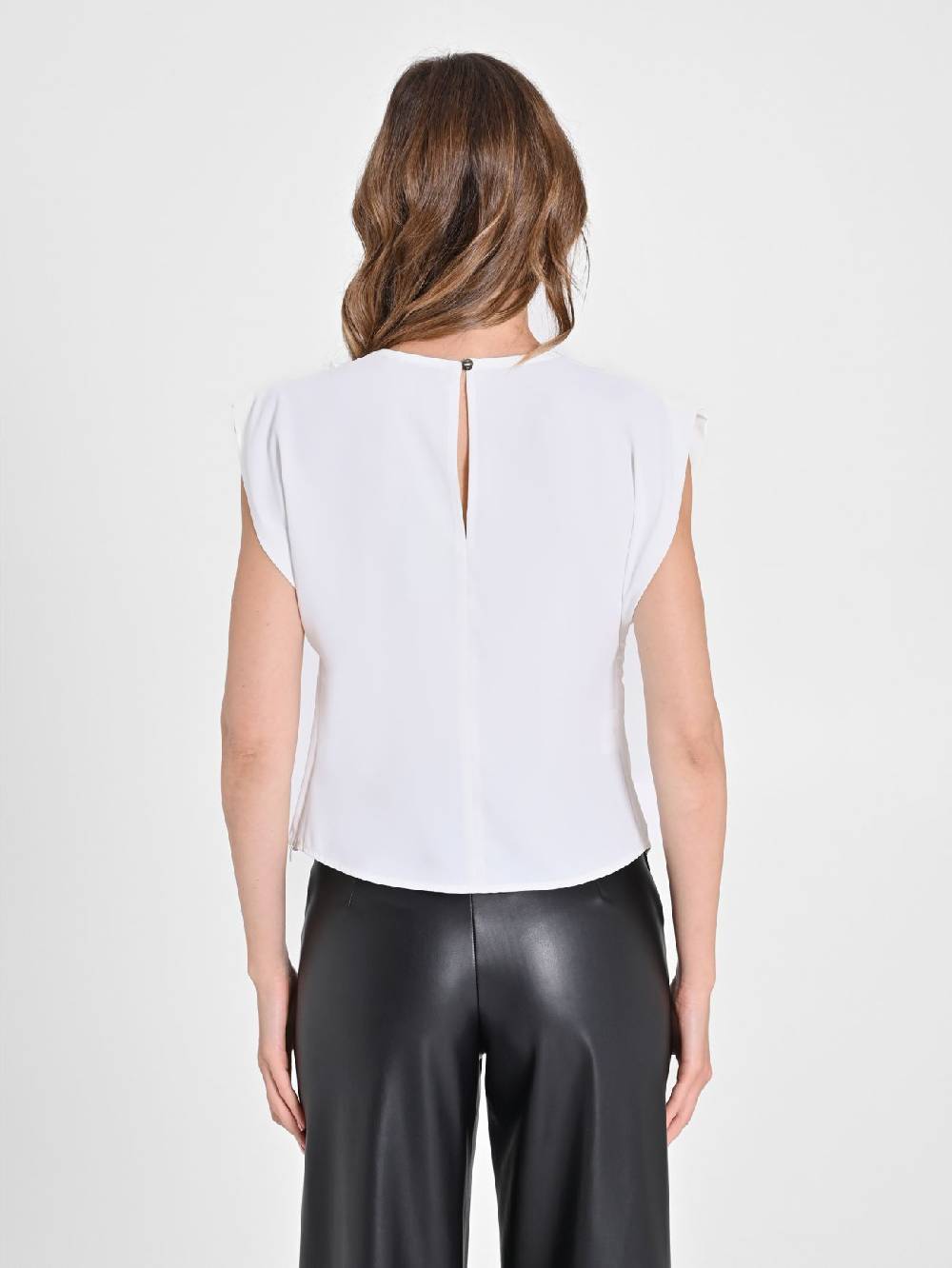 Rinascimento Blusa scatoletta Bianca Promozione Limitata