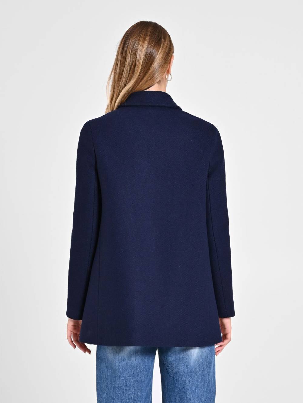 Rinascimento Cappotto Doppiopetto Blu Fino Al -60%