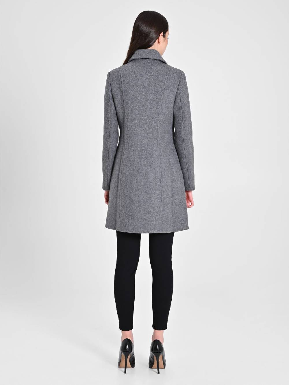 Rinascimento Cappotto Grigio con Bottoni Dorati Sottocosto