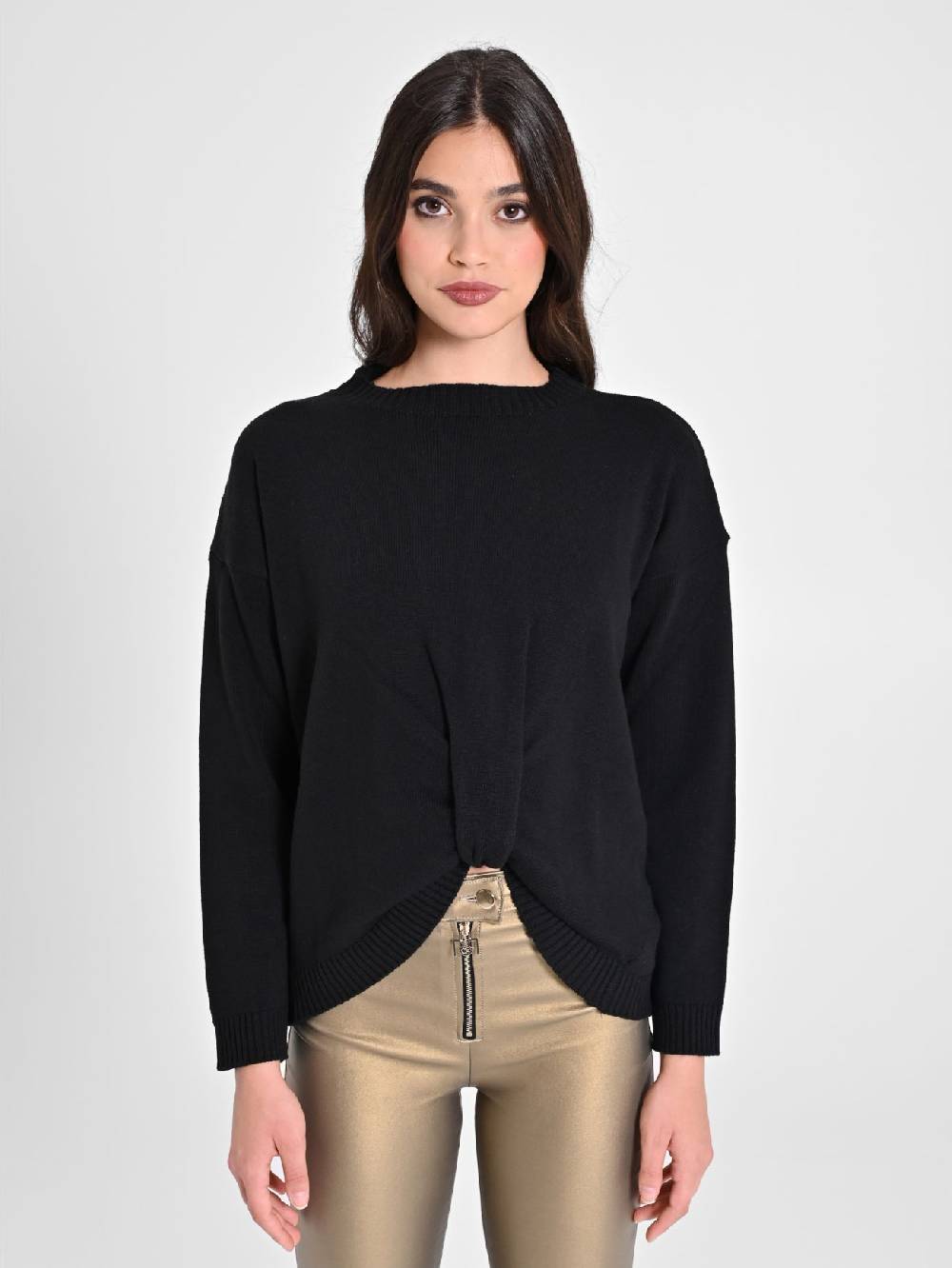 Rinascimento Maglia Ecotec® Nera Saldi Di Fabbrica