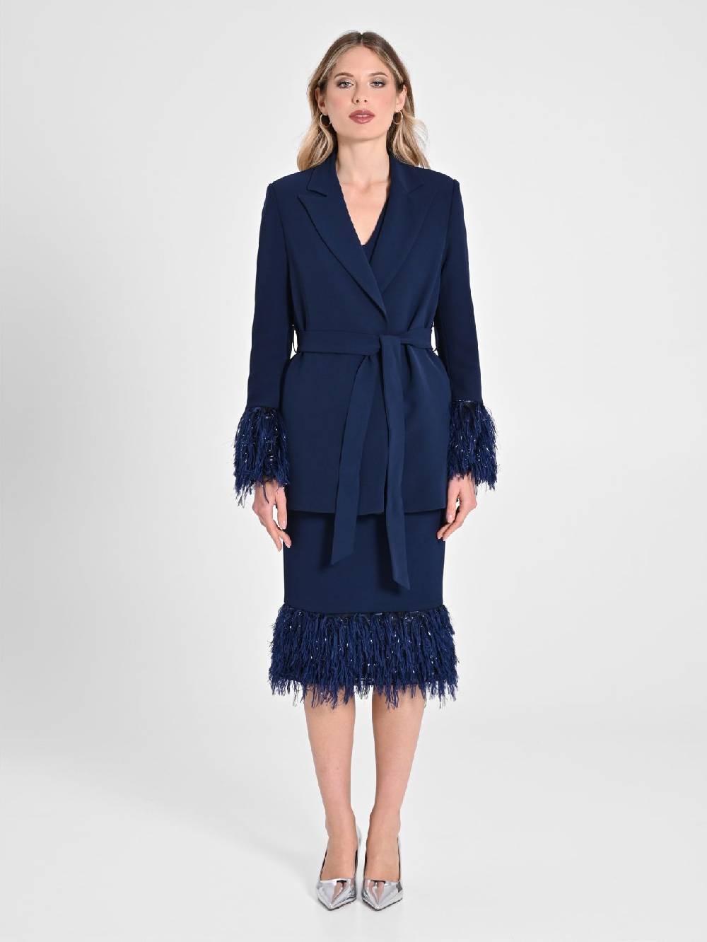 Rinascimento Giacca Piume Lurex Cyber Monday