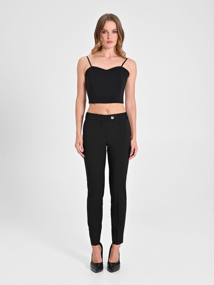 Rinascimento Pantaloni Slim in Tessuto Tecnico Lightning offer