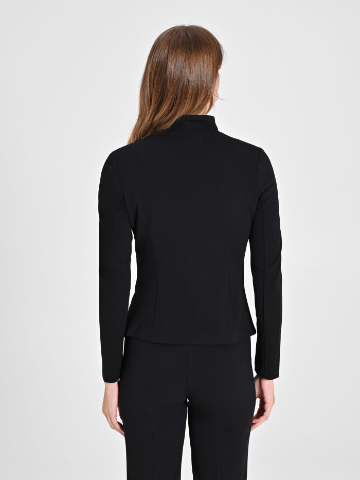 Rinascimento Giacca zip in scuba crèpe Donna Offerte speciali