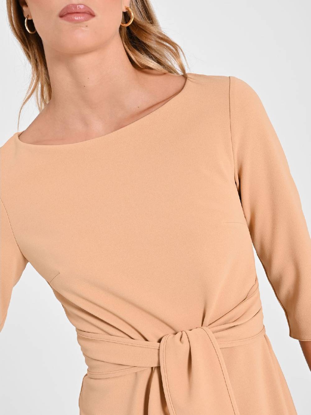 Rinascimento Tubino Beige Nastri 50% di sconto per tempo limitato