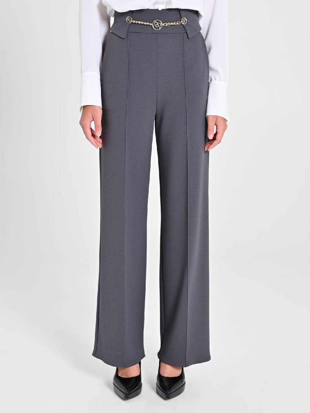 Rinascimento Pantaloni Grigi Chains Italia