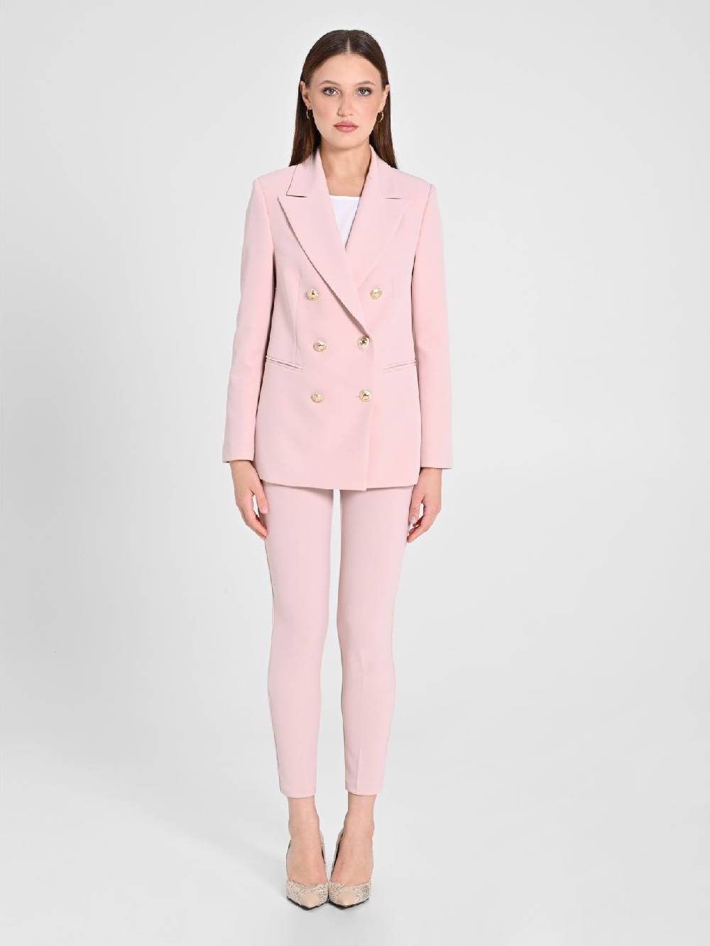 Rinascimento Giacca Doppiopetto Rosa Donna Promozione