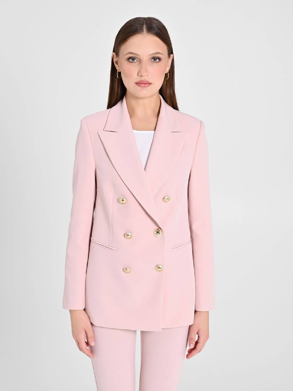 Rinascimento Giacca Doppiopetto Rosa Donna Promozione