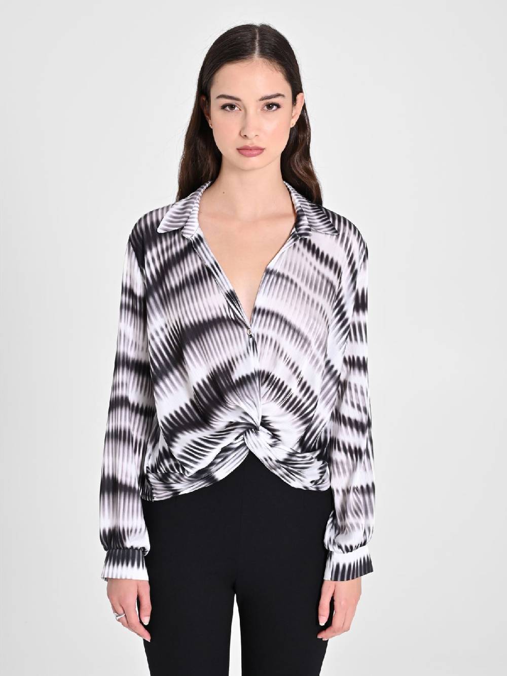 Rinascimento Blusa stampa Astratta Pezzi Unici