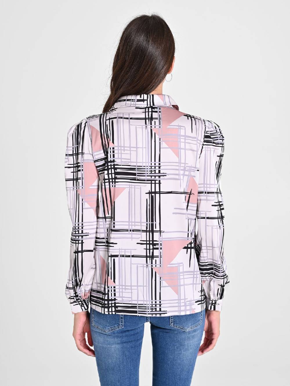 Rinascimento Camicia stampa Geometrica Soddisfazione Garantita