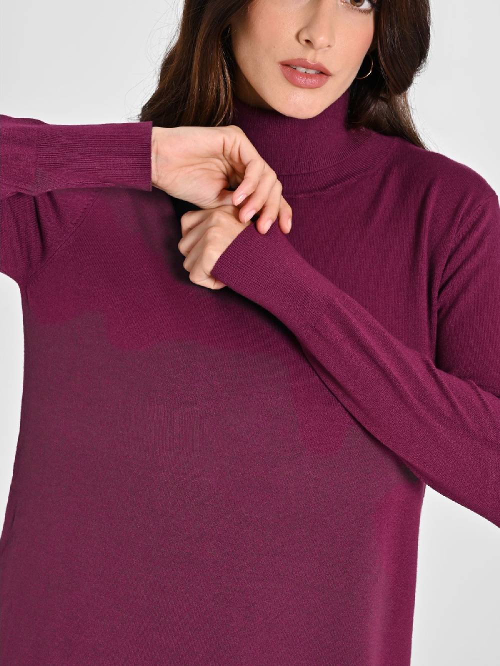 Rinascimento Abito Bordeaux in Maglia Ecotec® Donna Online