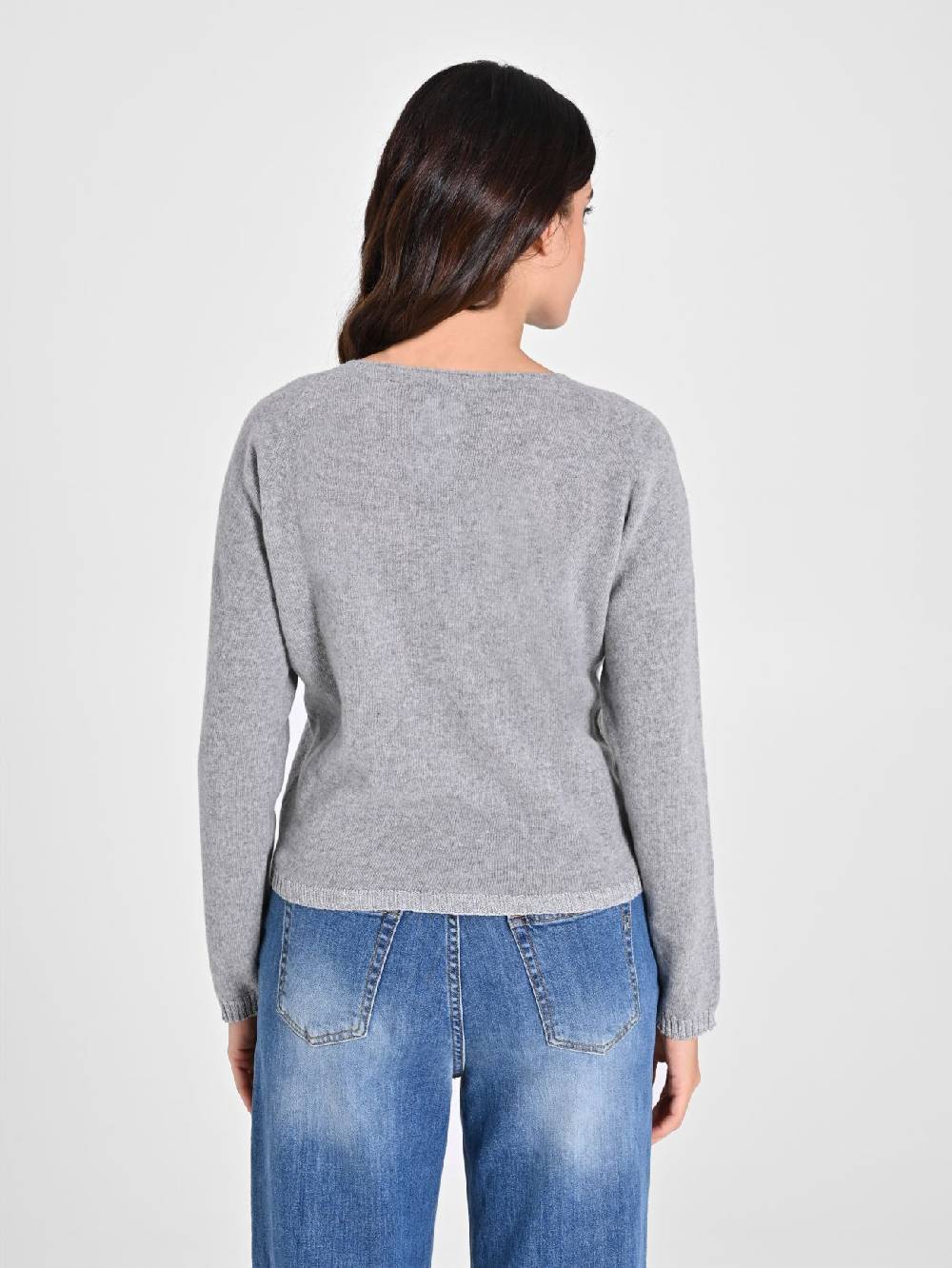 Rinascimento Maglione Lana Cashmere Grigio Outlet