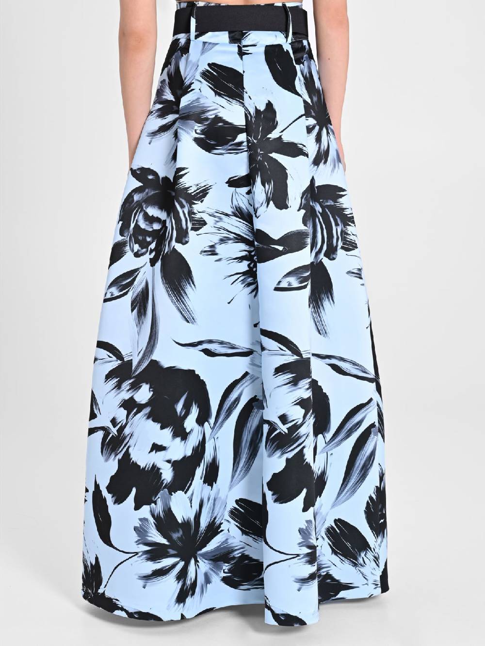 Rinascimento Maxi Gonna in Duchesse stampa Floreale Offerta natalizia