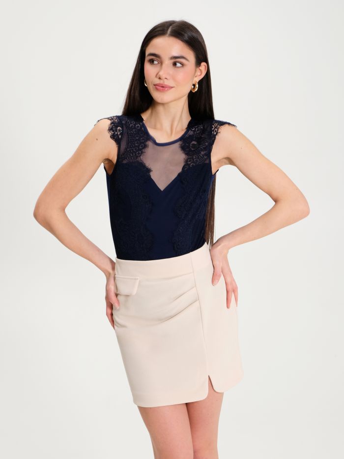 Rinascimento Top Body in Pizzo Offerta Anniversario