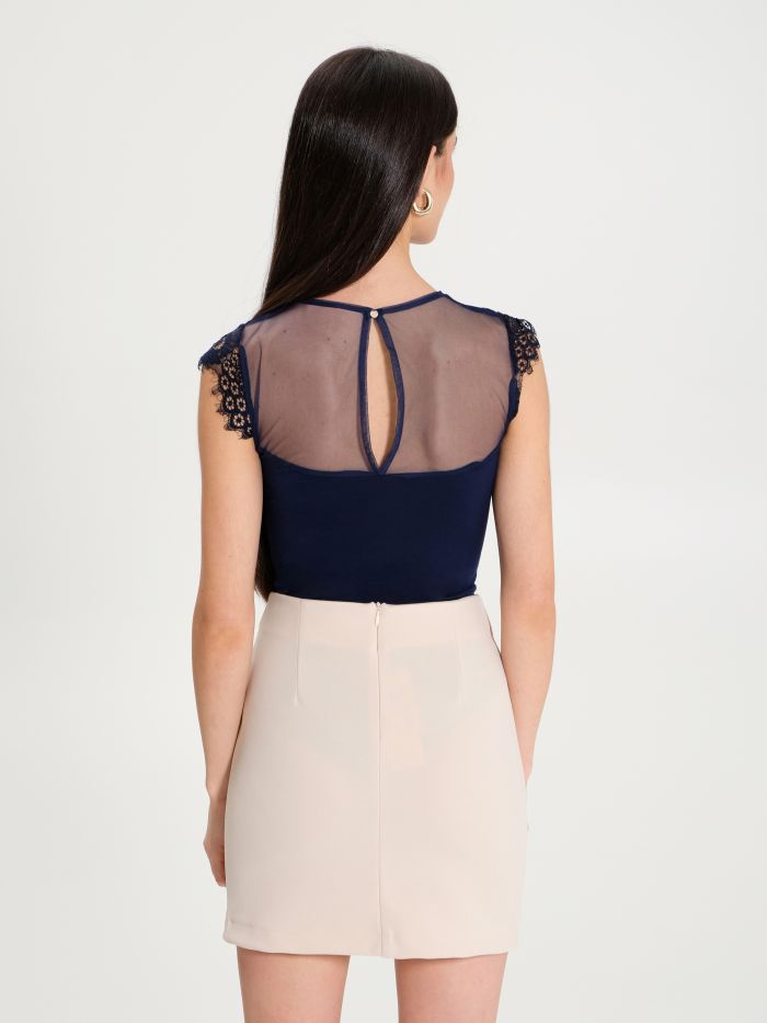 Rinascimento Top Body in Pizzo Offerta Anniversario
