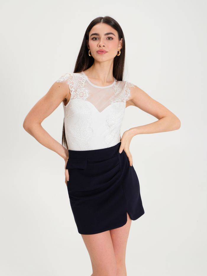 Rinascimento Top Body in Pizzo Smaltimento dello stoccaggio