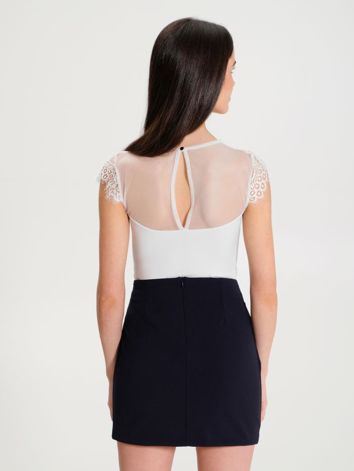 Rinascimento Top Body in Pizzo Smaltimento dello stoccaggio