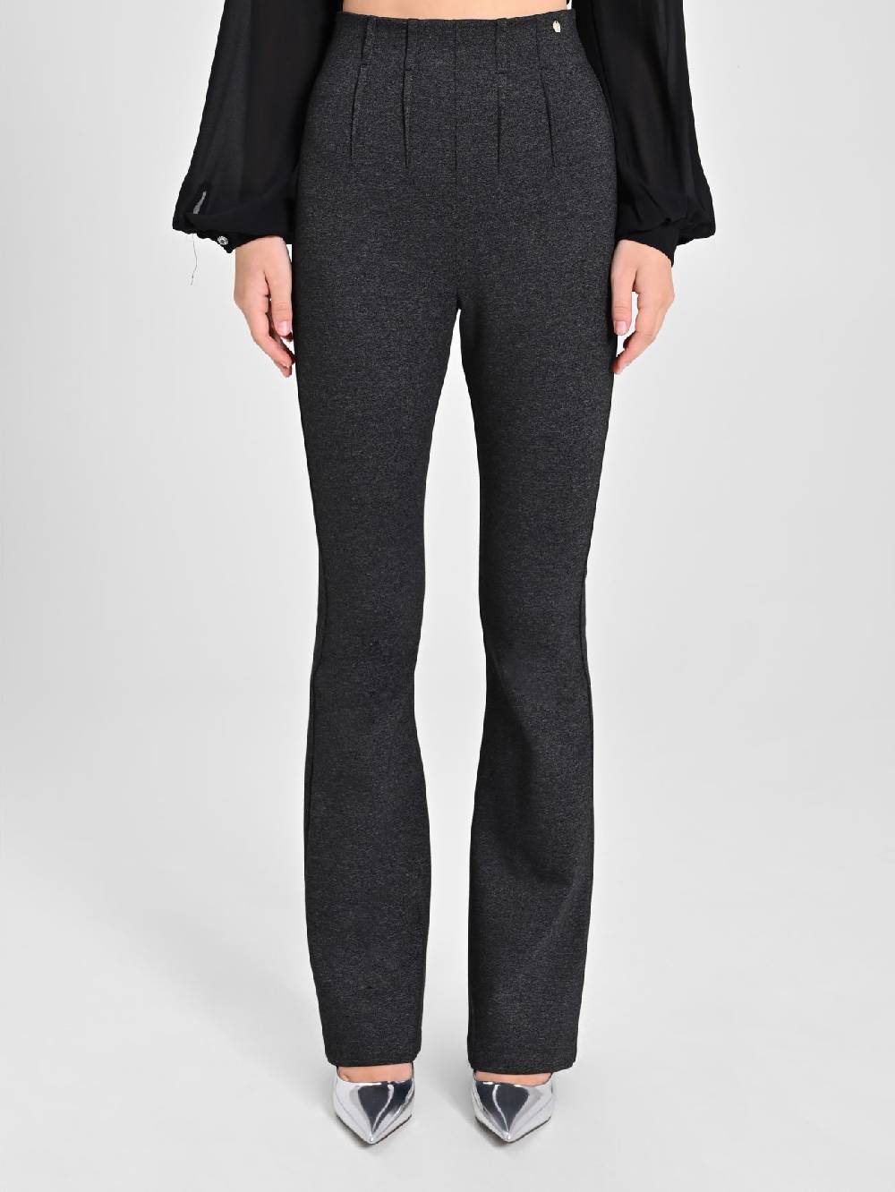 Rinascimento Pantaloni in Punto Milano Melange Lightning offer