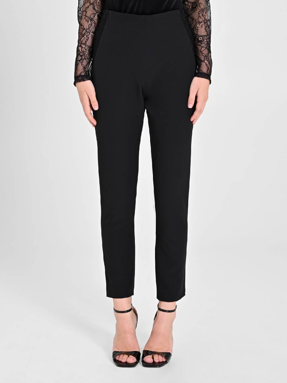 Rinascimento Pantaloni con inserto Pizzo & Velluto Grandi sconti