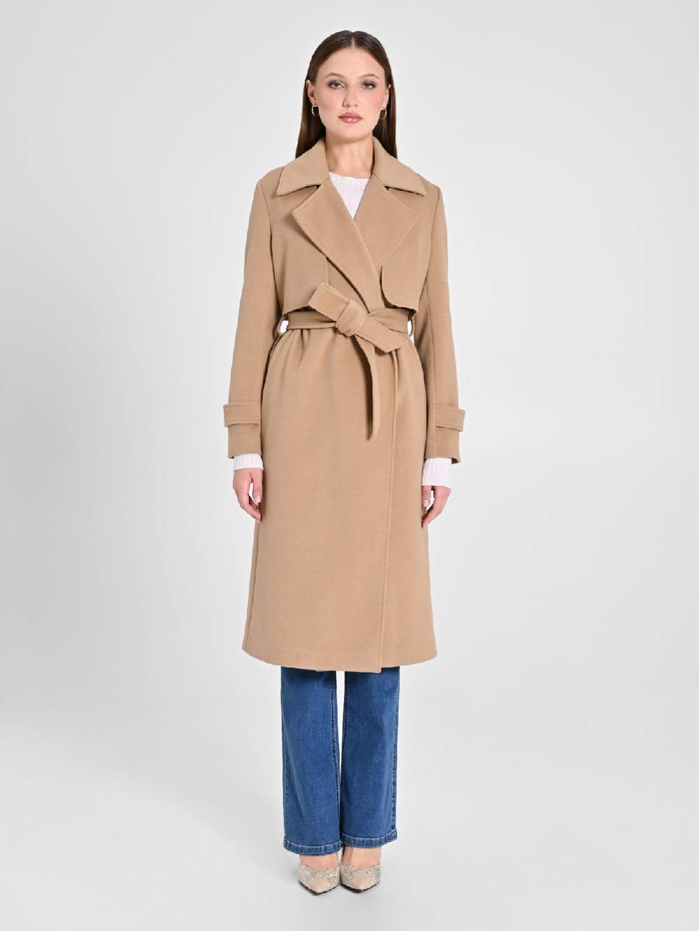 Rinascimento Cappotto Trasformabile Tre-In-Uno color Cammello Fino al 55% di sconto