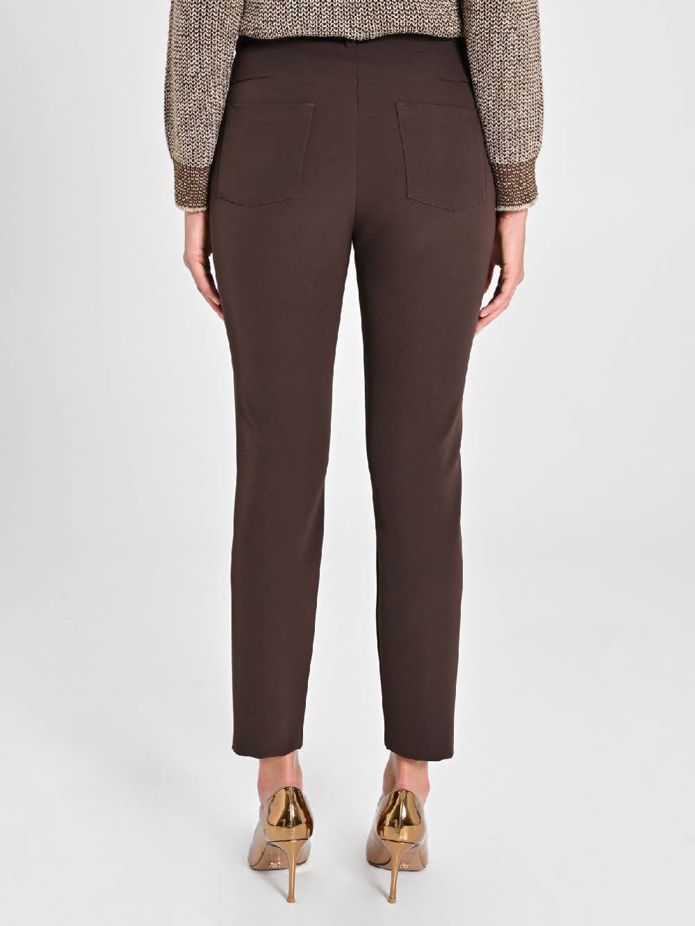 Rinascimento Pantaloni Skinny Marroni In vendita