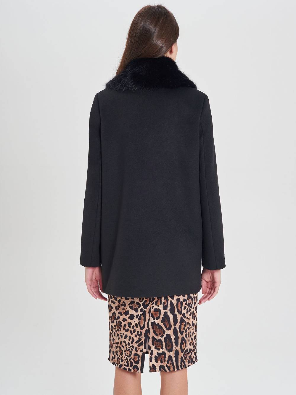 Rinascimento Cappotto Nero Doppiopetto Promozione