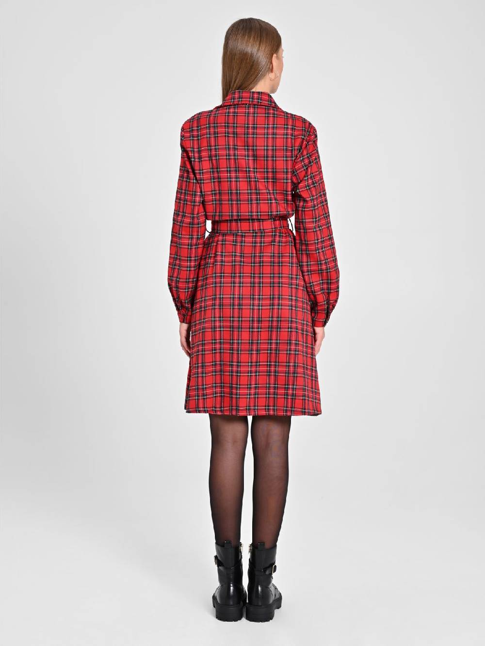 Rinascimento Chemisier in Tartan Pezzi Unici