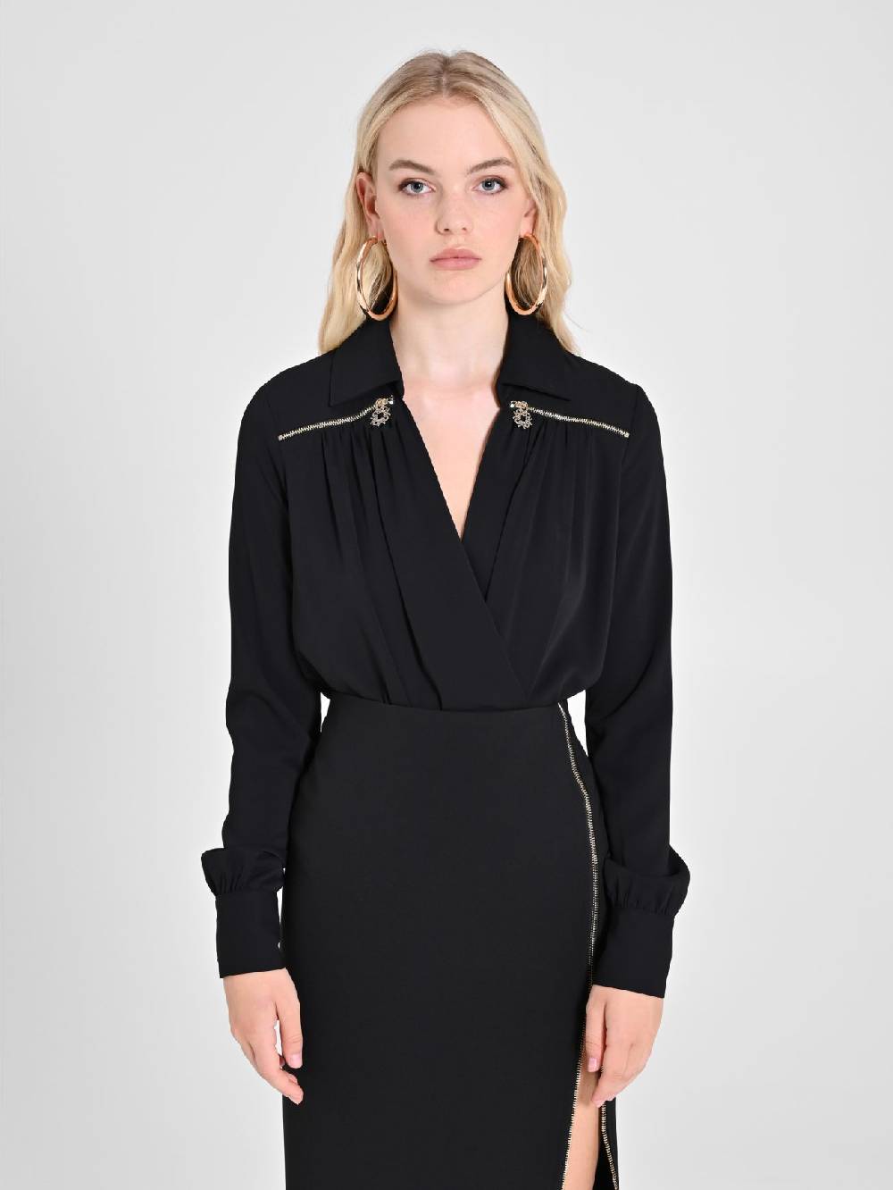 Rinascimento Blusa Body Nera Promozione Limitata