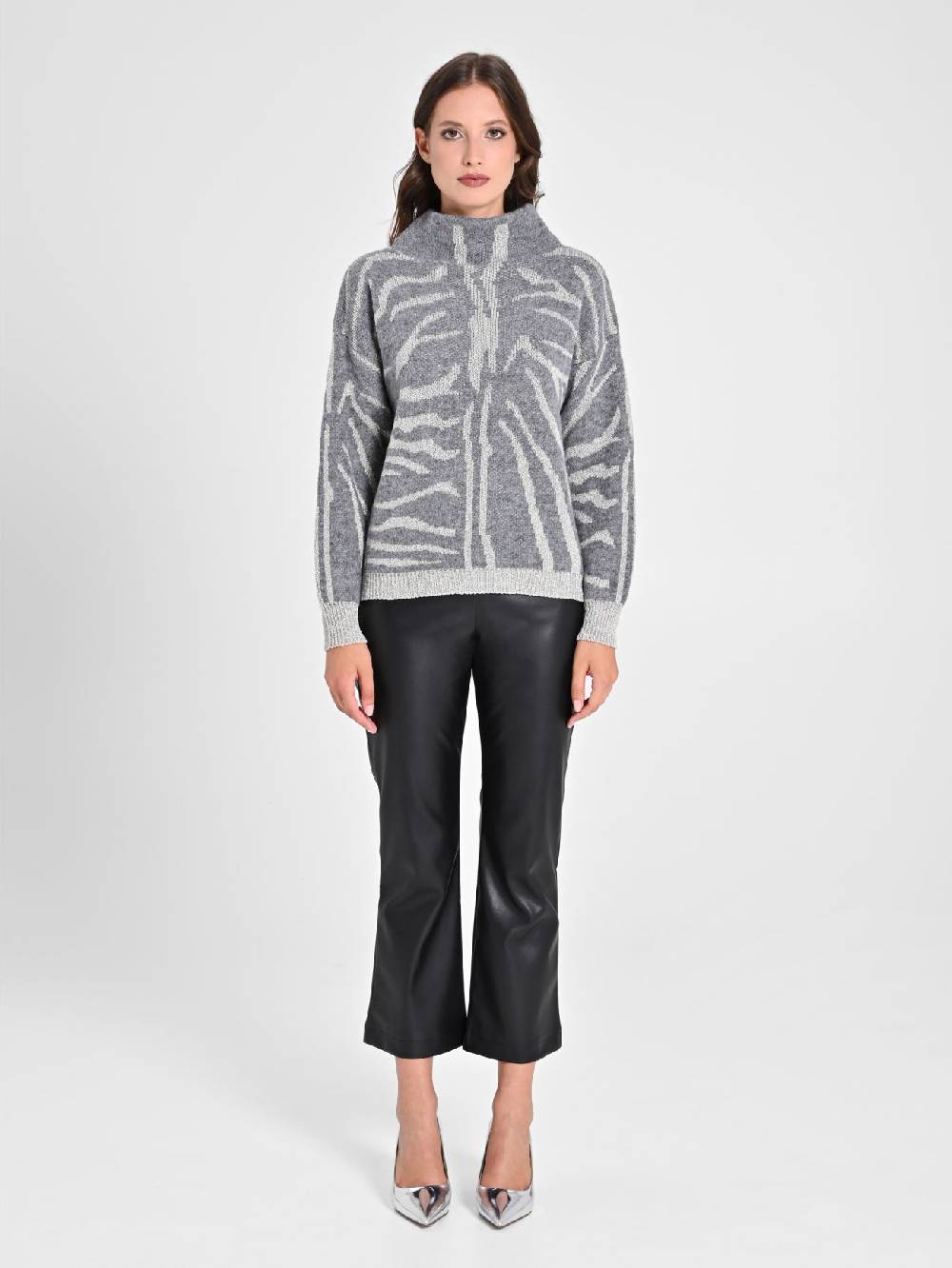 Rinascimento Maglione Zebra Lurex Offerta esclusiva