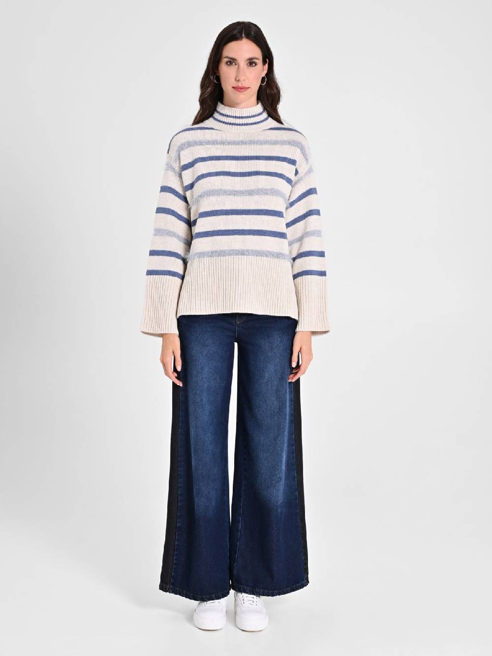 Rinascimento Maglia misto Lana a Righe Cyber Monday