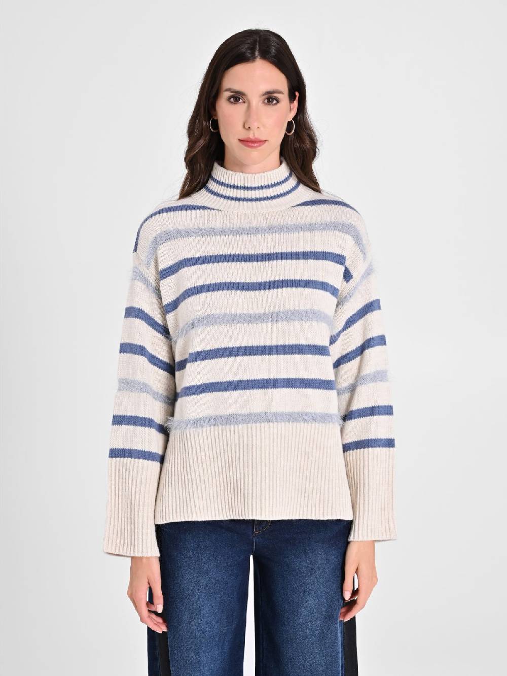 Rinascimento Maglia misto Lana a Righe Cyber Monday